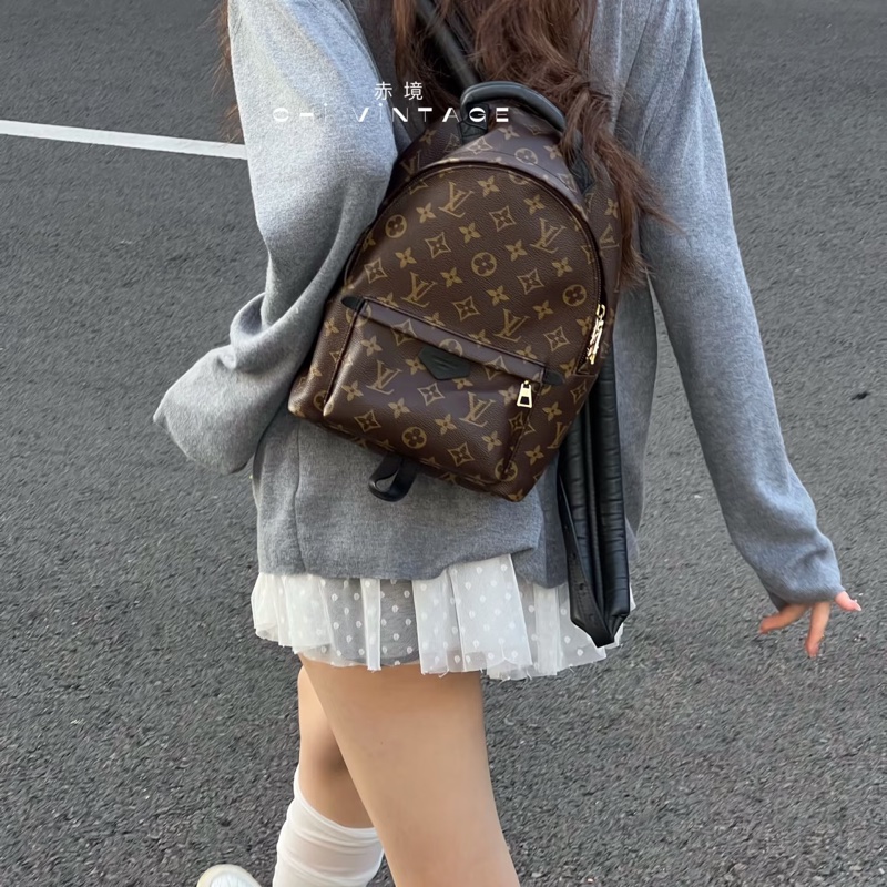 ෆ LV Palm Springs小號後背包-0