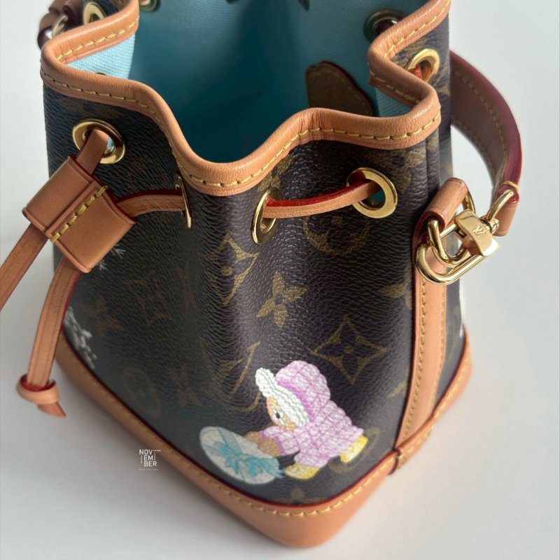 閒置新🙌🏻 Louis Vuitton LV 路易威登 水桶Nano 聖誕版❄️-2