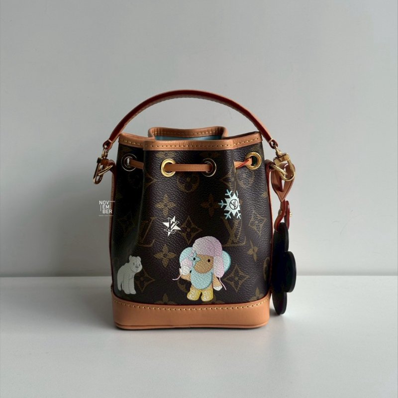 閒置新🙌🏻 Louis Vuitton LV 路易威登 水桶Nano 聖誕版❄️-5