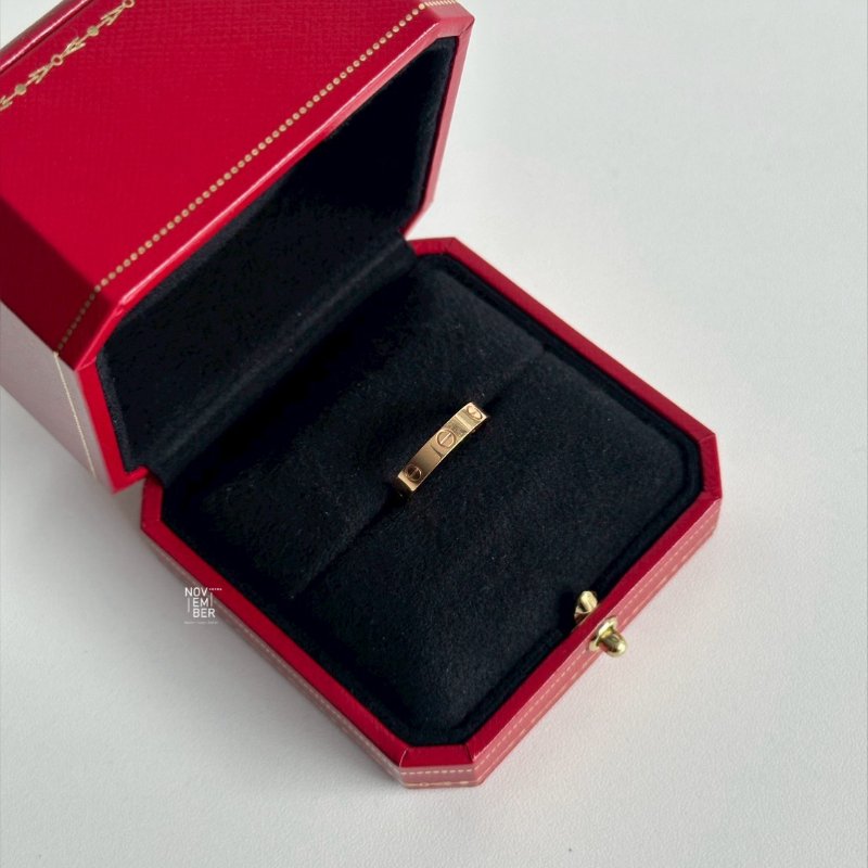 99新🆕 Cartier 卡地亞 LOVE戒指 玫瑰金53號 有購證、盒子、保證卡-2