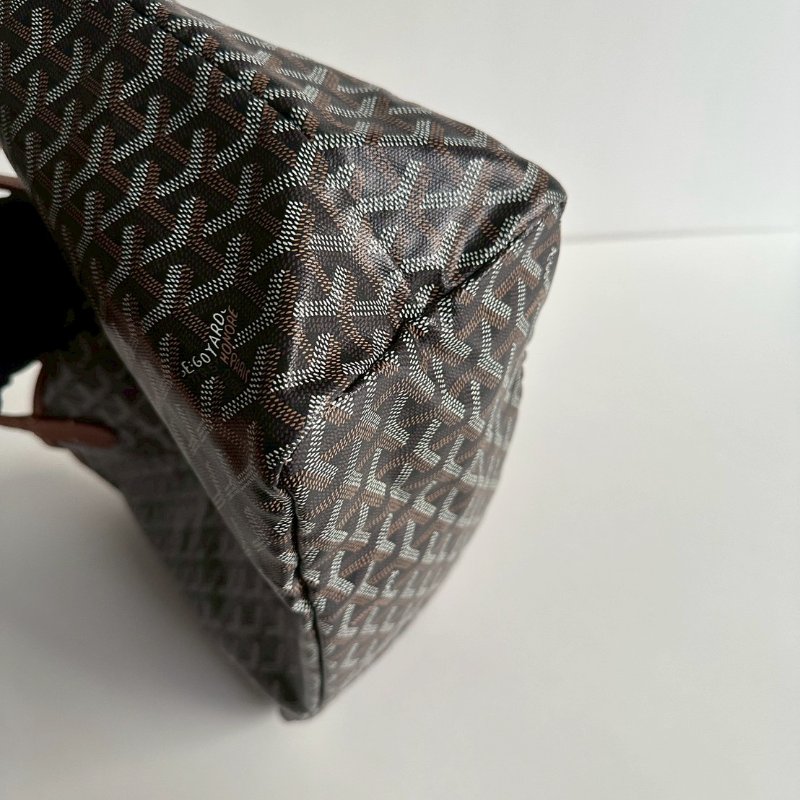 99新🆕 Goyard 戈雅 Saint Louis Tote Bag PM 黑棕-7