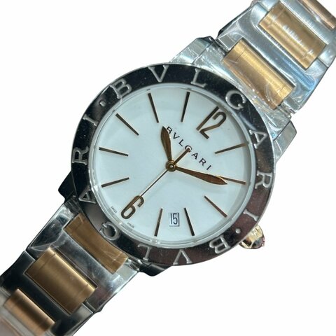 BVLGARI BVLGARI BBL37S 不鏽鋼 玫瑰金 自動上鍊 男錶