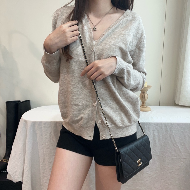 ෆ Chanel 23c 浮雕logo woc🈶購證-3