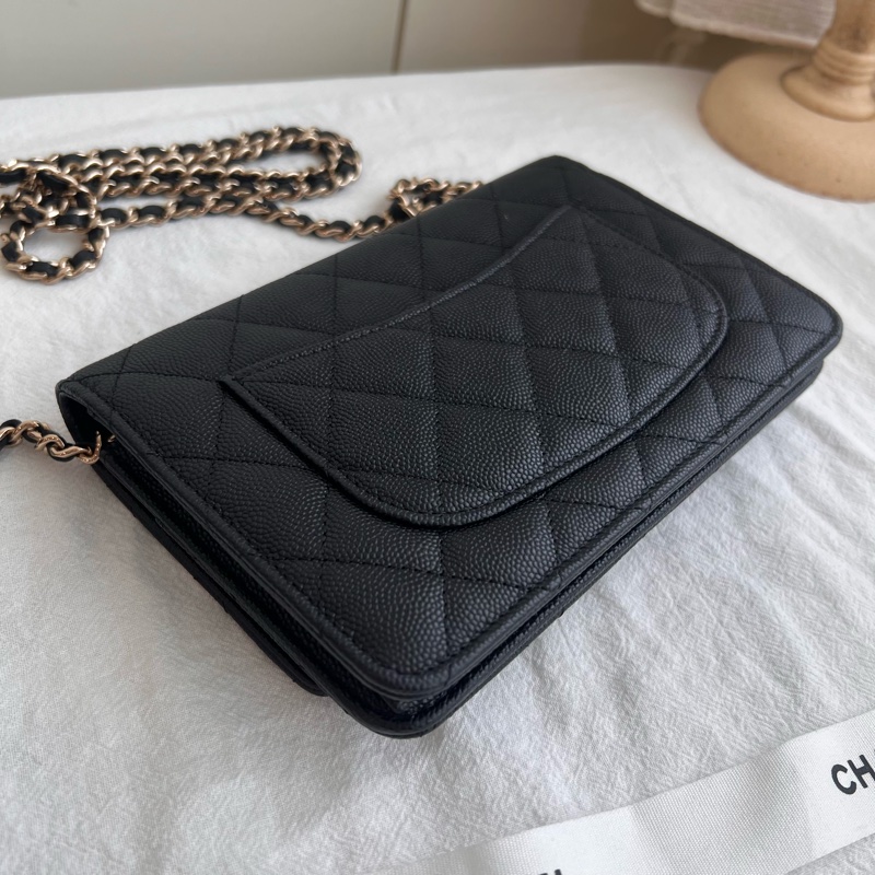 ෆ Chanel 23c 浮雕logo woc🈶購證-8