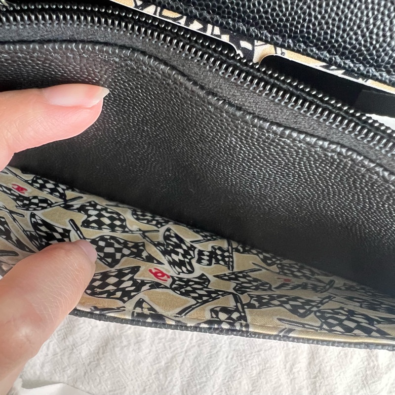 ෆ Chanel 23c 浮雕logo woc🈶購證-14