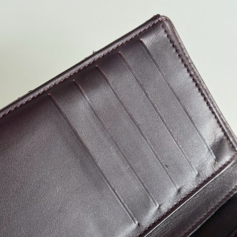 95新🫰🏻 保卡款 Chanel 香奈兒 中夾 黑色金釦-9