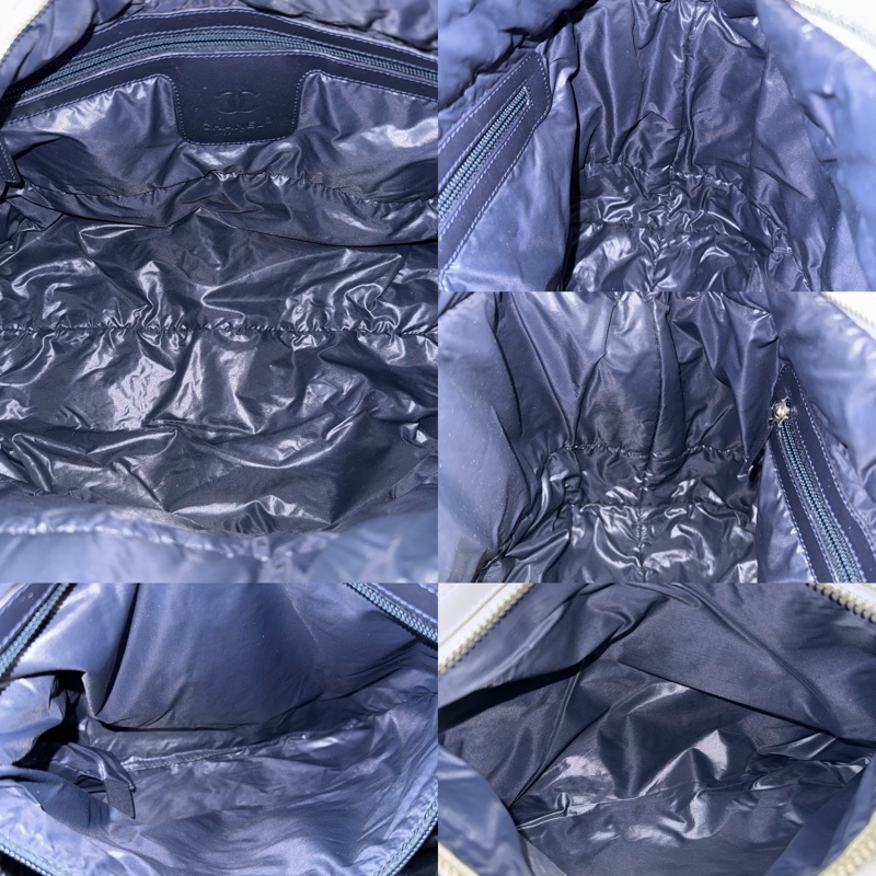 CHANEL  香奈兒 綠色尼龍空氣包 MATELASSE COCO COCOON（無卡）-5