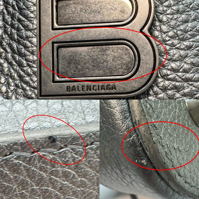 巴黎世家 小牛皮 Logo Projector 兩用包（型號 672626）-10