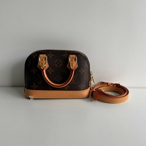 99新🆕 Louis Vuitton LV 路易威登 Nano Alma 迷你貝殼包