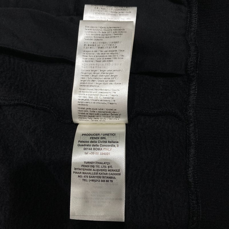 FENDI 芬迪 MONSTER 鋪棉外套 黑色-10