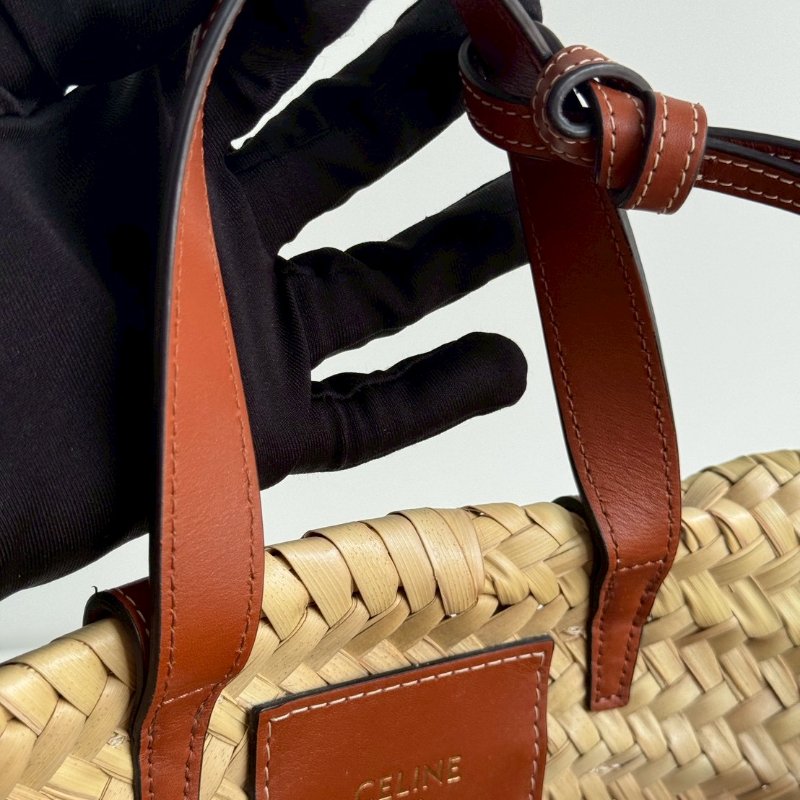 99新🆕 有購證 Celine Teen Celine 經典竹編包-7