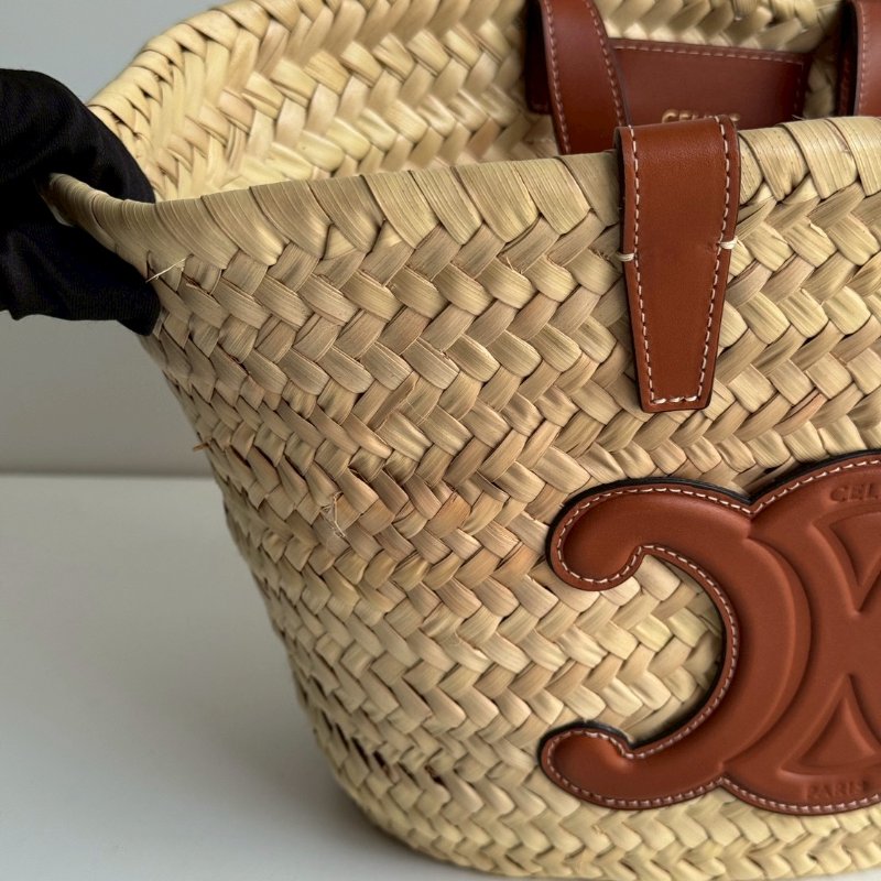 99新🆕 有購證 Celine Teen Celine 經典竹編包-15