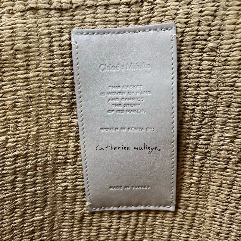 CHLOE 草編托特包-7