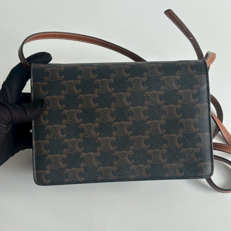 98新🫰🏻Celine 老花雙層 WOC-6