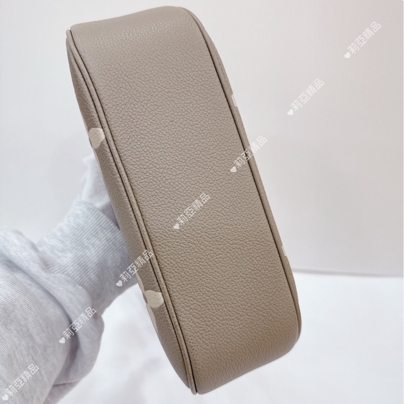 莉亞精品♡ LV bagatelle 大象灰 壓花牛角包 二手美包-6