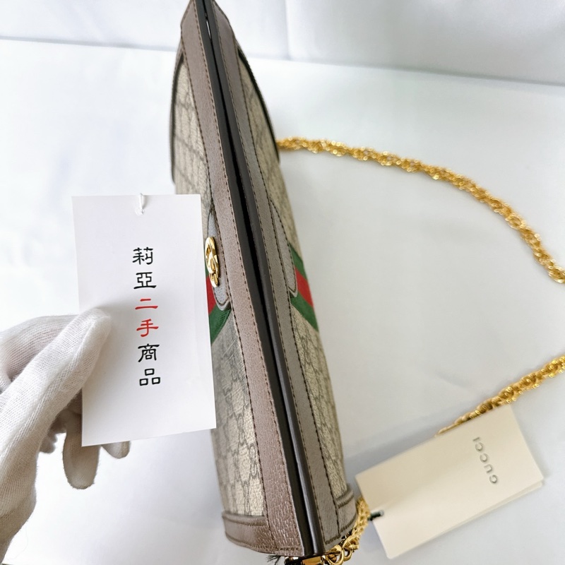 莉亞精品♡Gucci 夾夾包 二手美包-9