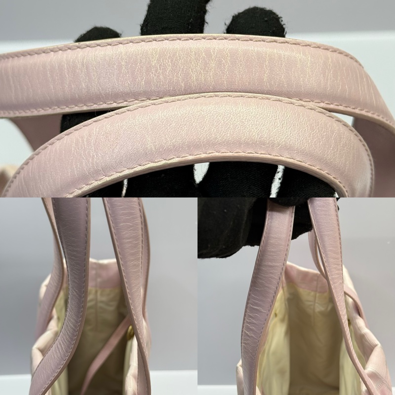 CHANEL 香奈兒 粉色冰格新旅行系列托特包 BAG NEW TRAVEL LINE TOTE GM （無卡）-4