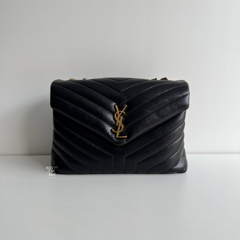 99新🆕 Saint Laurent YSL 聖羅蘭 LouLou 黑金-0