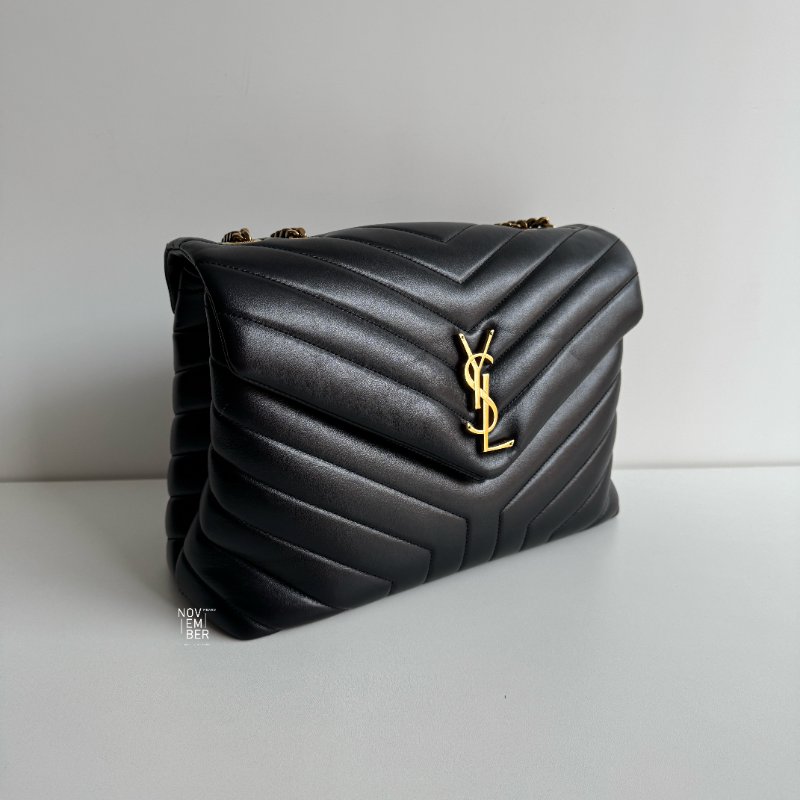 99新🆕 Saint Laurent YSL 聖羅蘭 LouLou 黑金-1