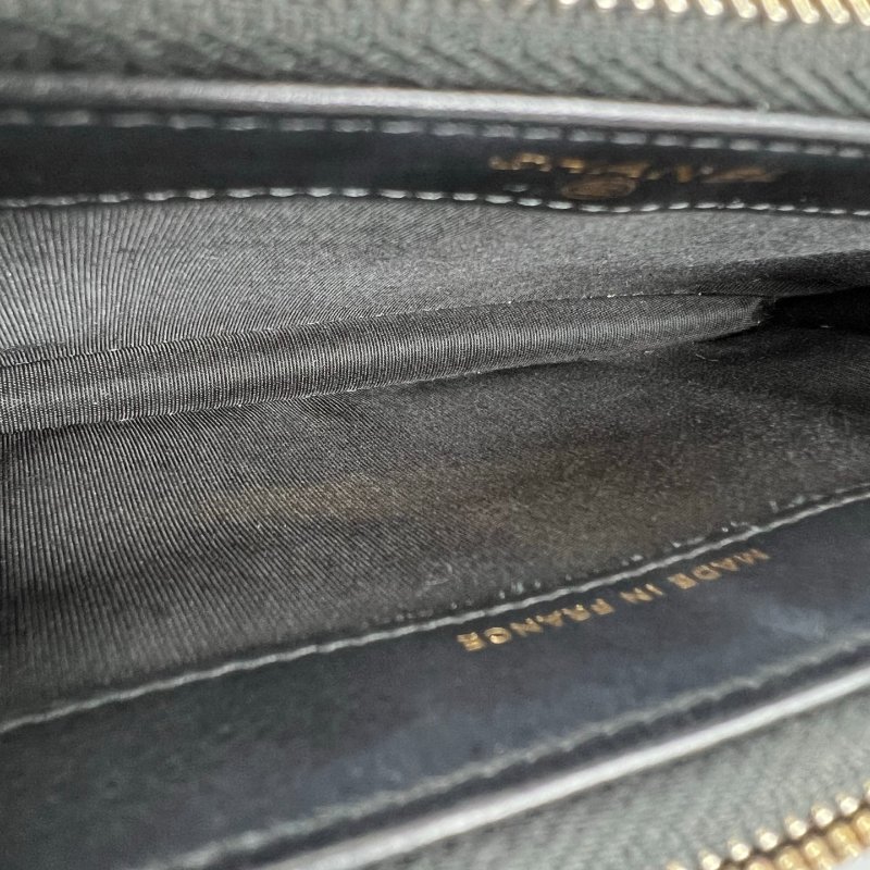 CHANEL BOY雙層WOC 黑羊皮 A84069/26開-8