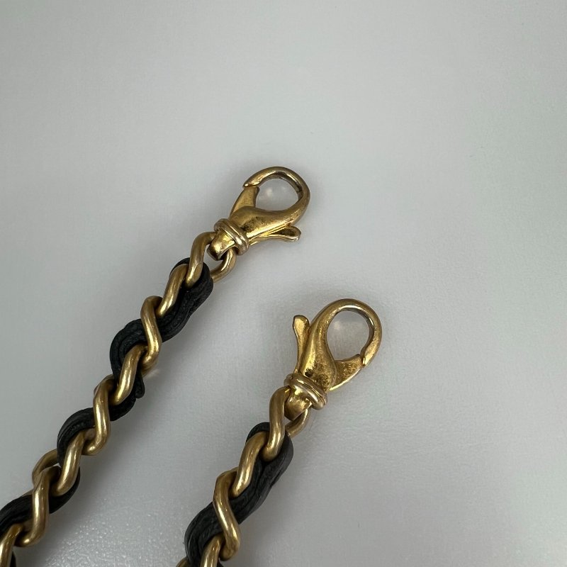 CHANEL BOY雙層WOC 黑羊皮 A84069/26開-9