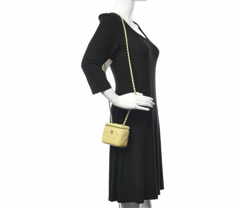 【97新 ✨ 全網最低價!】Chanel香奈兒 黃色 金扣 荔枝牛皮 (下單前先詢問庫存❗️)-13