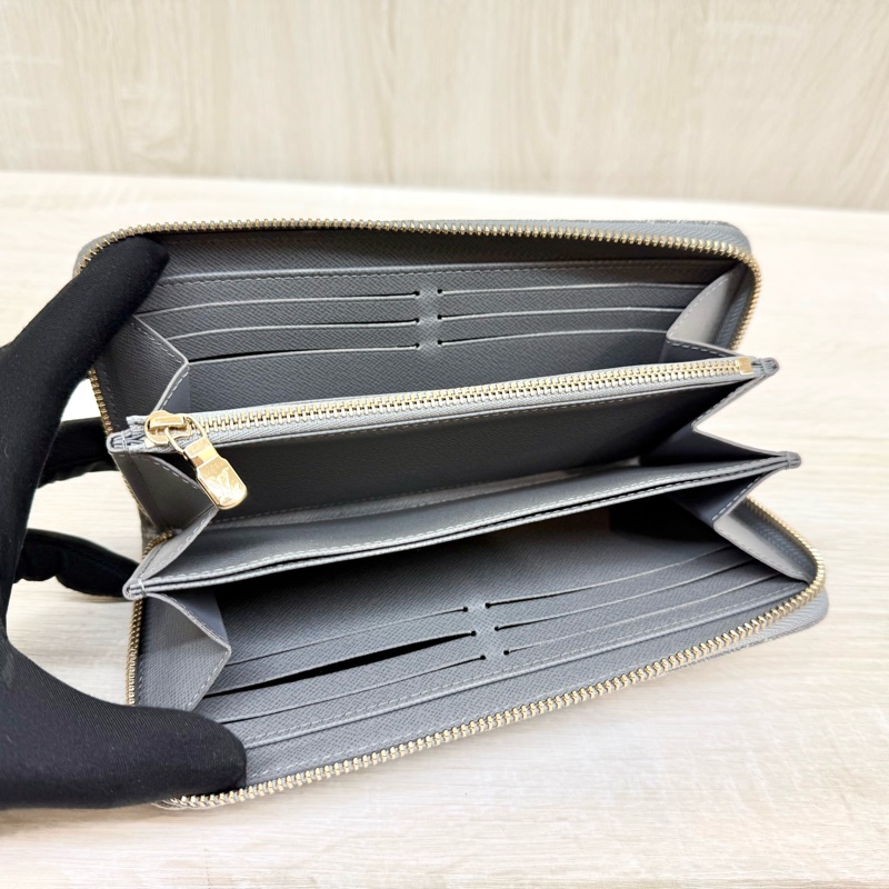 LV灰藍色牛仔洗水設計Nautical長夾M13214-6