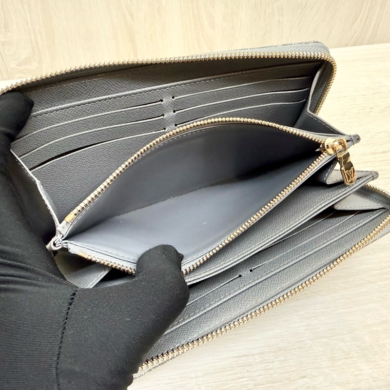 LV灰藍色牛仔洗水設計Nautical長夾M13214-8