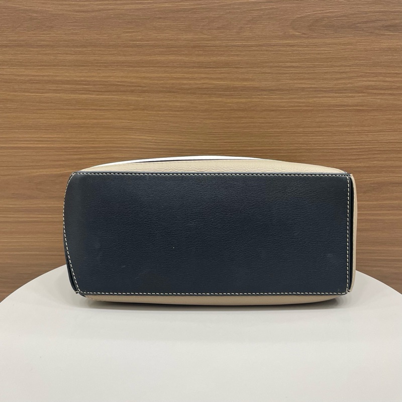 羅意威 Puzzle 拼色小號 黑白棕色拼-6