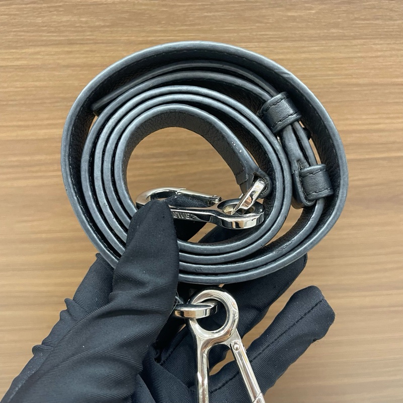 羅意威 Puzzle 拼色小號 黑白棕色拼-8