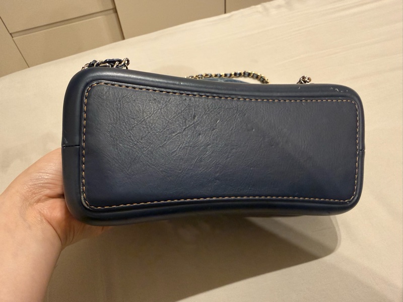 Chanel 香奈兒 丹寧流浪雙肩包（小號）-4