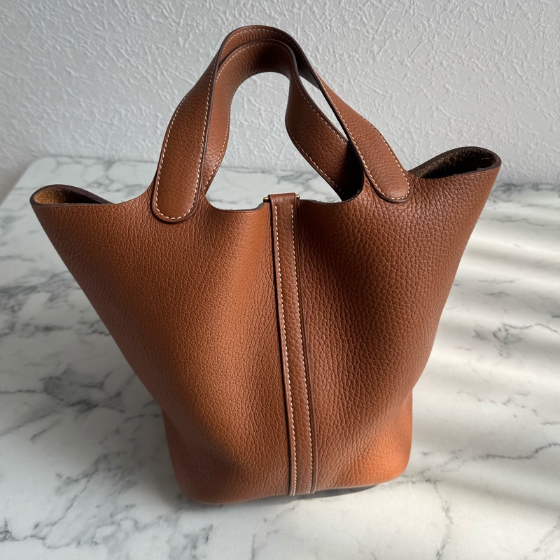 Hermes金棕金釦picotin18 超百搭的❤️🔥❤️🔥-1