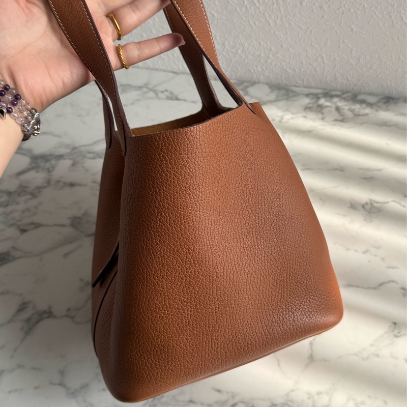 Hermes金棕金釦picotin18 超百搭的❤️🔥❤️🔥-2