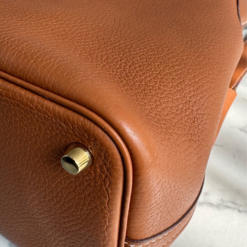 Hermes金棕金釦picotin18 超百搭的❤️🔥❤️🔥-7