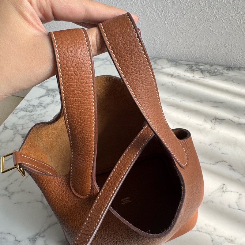 Hermes金棕金釦picotin18 超百搭的❤️🔥❤️🔥-19