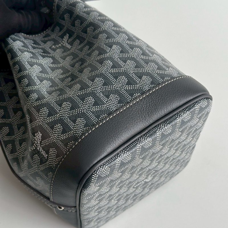 98新🩶 Goyard 戈雅 Petit Flot Bucket PM 灰色水桶包-9
