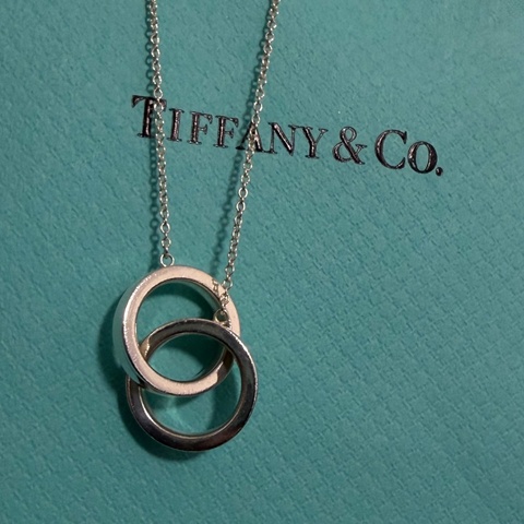 Tiffany&Co. 銀 雙圈項鍊