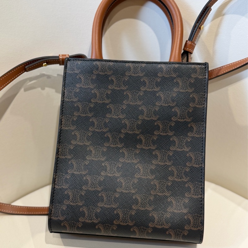 CELINE 老花經典手提袋 琴譜包 背帶 🩷超美入手款-2