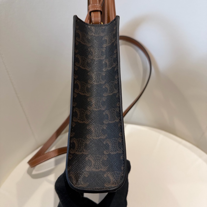 CELINE 老花經典手提袋 琴譜包 背帶 🩷超美入手款-5