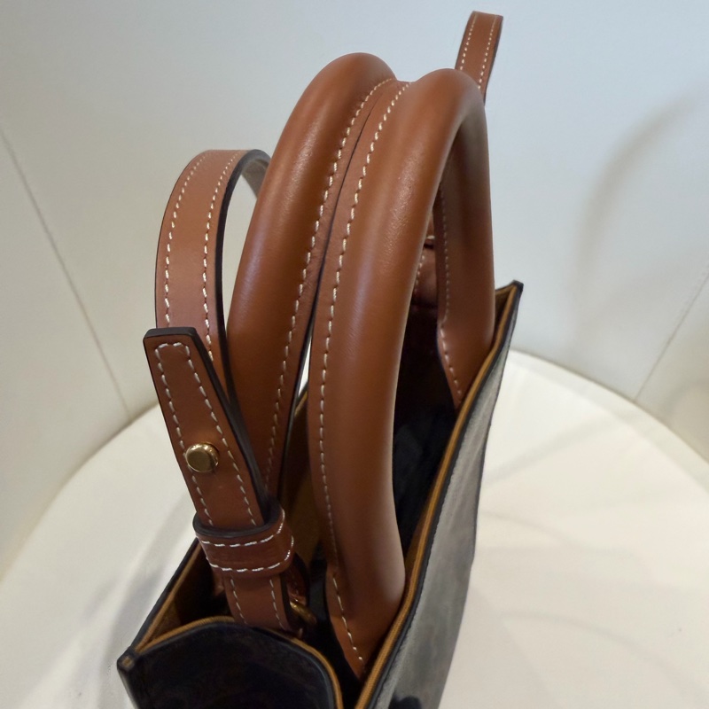 CELINE 老花經典手提袋 琴譜包 背帶 🩷超美入手款-7