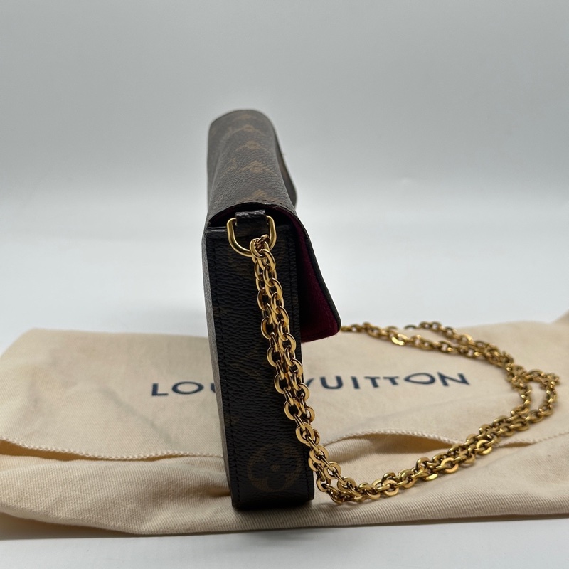 LV路易威登 三合一滿印老花 塗層帆布 21x12x3 芯片款-4