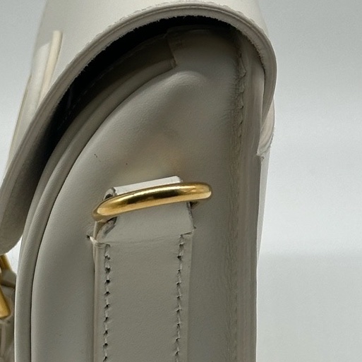 迪奧/Dior bobby小號 奶白色光面牛皮革 18x14x4 20年-6