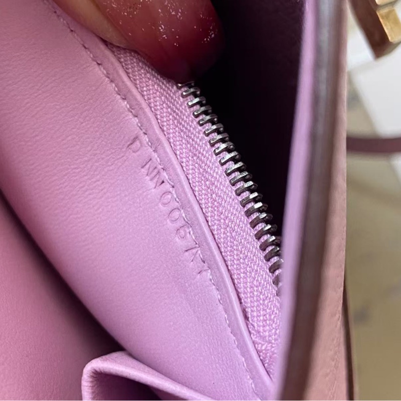 🌈Hermes💗Cinhetic to go💗X9粉色銀扣🌈98新🌟山羊皮🌟愛馬仕🌟-9