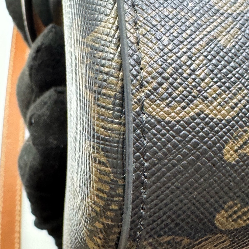 賽琳/Celine 凱旋門經典老花mini鎖頭手提腋下包 18*5* 23年-6