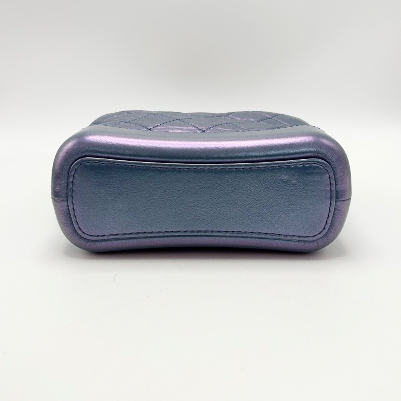 CHANEL人魚姬藍色小號流浪包20*15*8 98新配件塵袋保卡-4