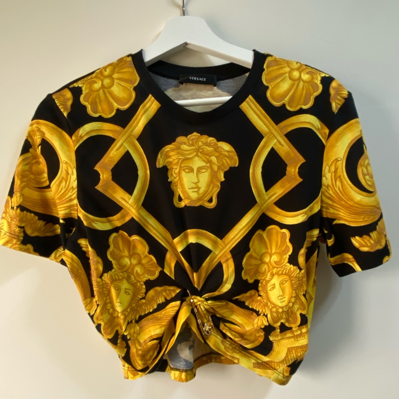 凡賽思Versace 美杜莎短版上衣-0