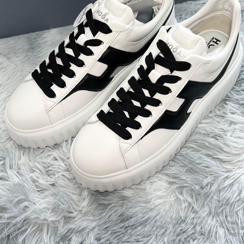 Hogan logo QQ刺繡餅乾鞋-6