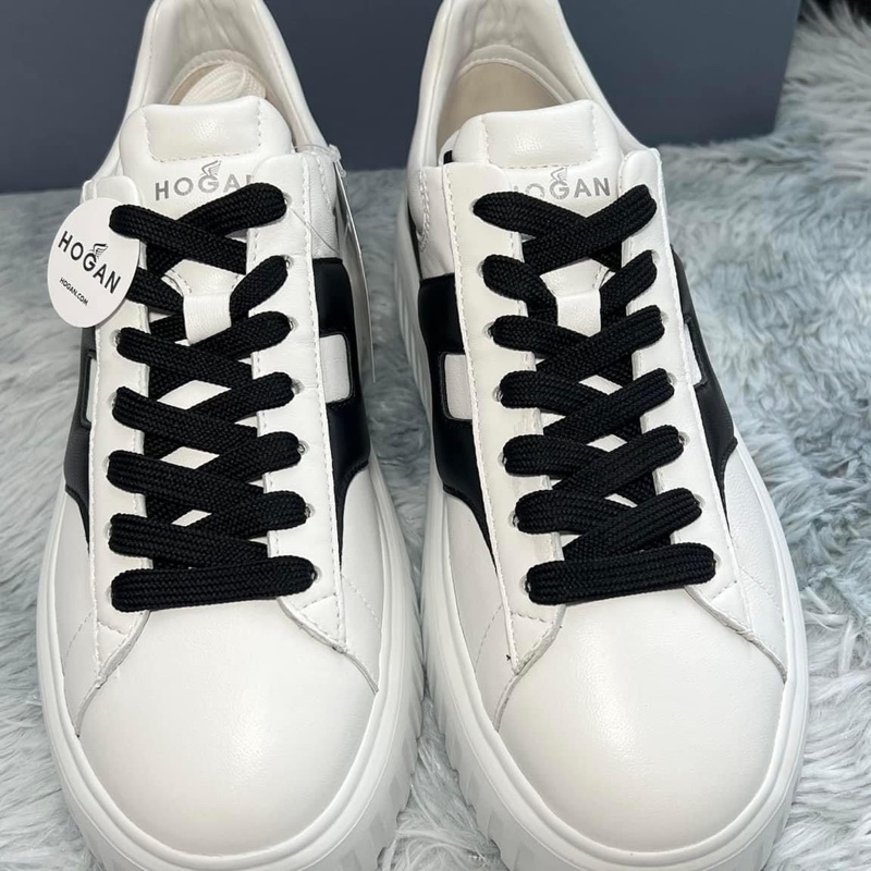 Hogan logo QQ刺繡餅乾鞋-7