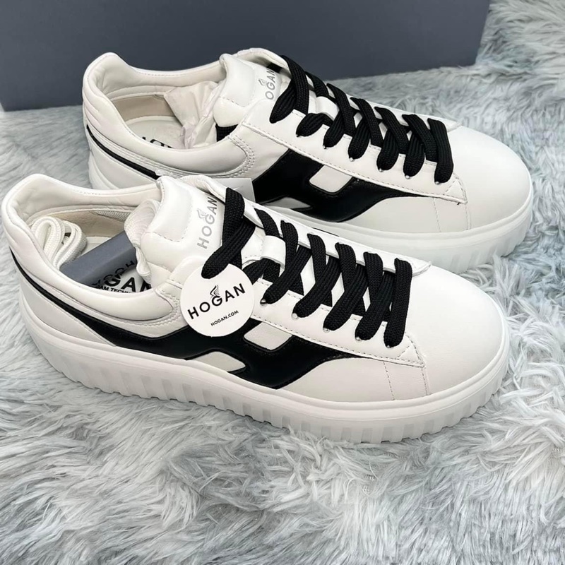 Hogan logo QQ刺繡餅乾鞋-8