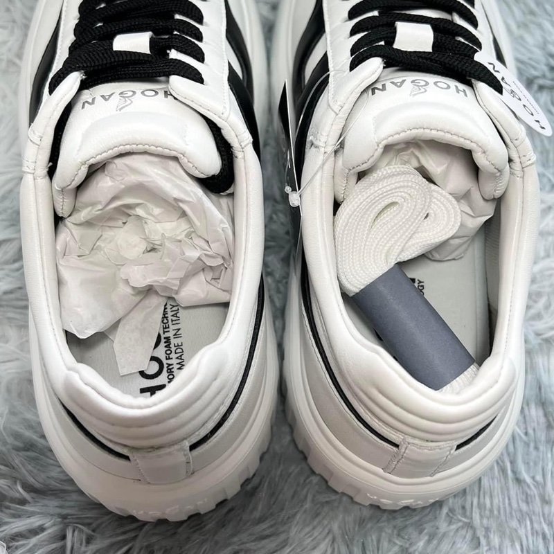 Hogan logo QQ刺繡餅乾鞋-11